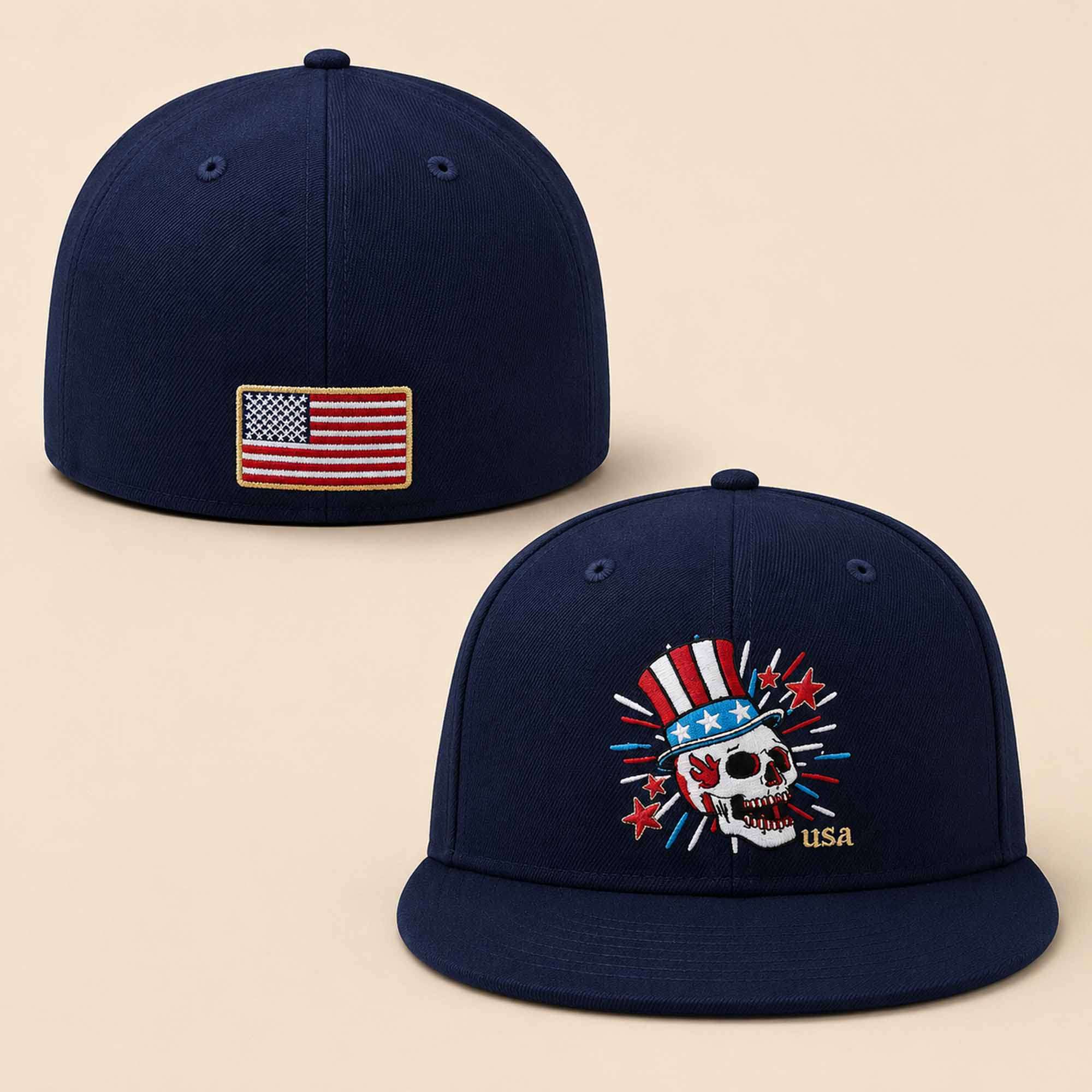 USA Skull 250th Anniversary 2026 Hat USA Skull 250th Anniversary 2026 Hat