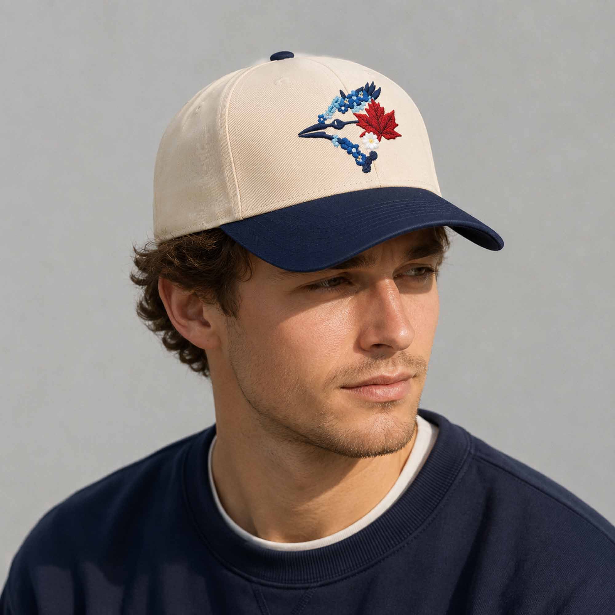 2026 Blue Jays Floral Bird Baseball Hat 1 2026 Blue Jays Floral Bird Baseball Hat 1