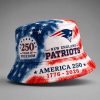 Patriots 250th Anniversary Years Of Freedom Bucket Hat