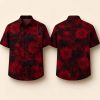 2026 Daniel Molloy Red Floral Shirt