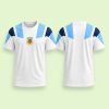 Argentina 2026 World Cup Inspired White Blue Shirt