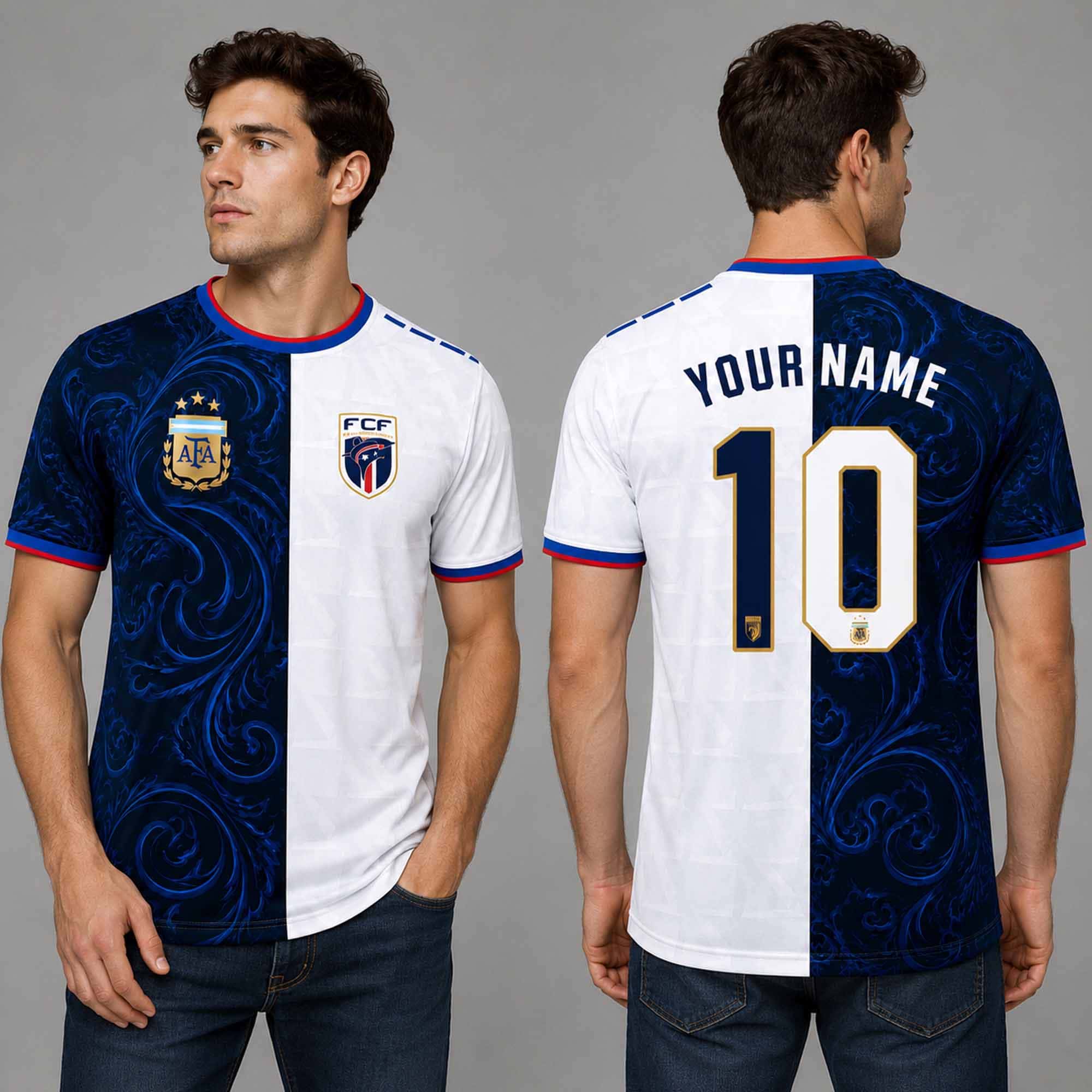 Argentina Cape Verde 2026 World Cup Mashup Jersey 1