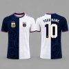 Argentina Cape Verde 2026 World Cup Mashup Jersey