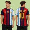 Argentina Spain Barcelona 2026 World Cup Final Mashup Jersey 1
