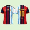 Argentina Spain Barcelona 2026 World Cup Final Mashup Jersey