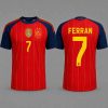 Ferran Torres Spain Two Stars World Cup 2026 Jersey