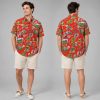 Los Angeles Angels City Connect Scenic Tri Blend Button Down Shirt 1