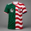 Split Mexico USA 2026 World Cup Jersey