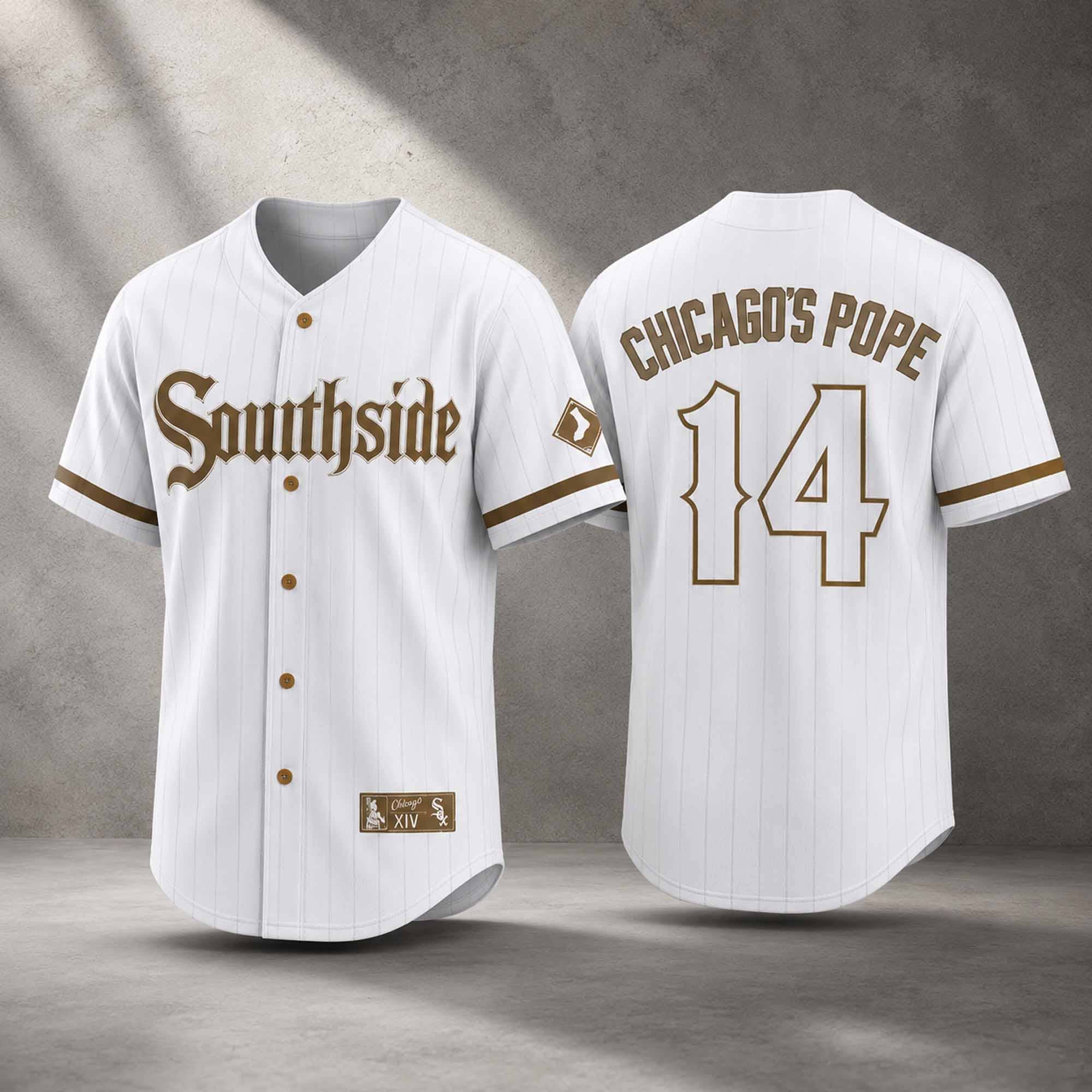 2026 White Sox Chicago Pope Jersey Giveaway