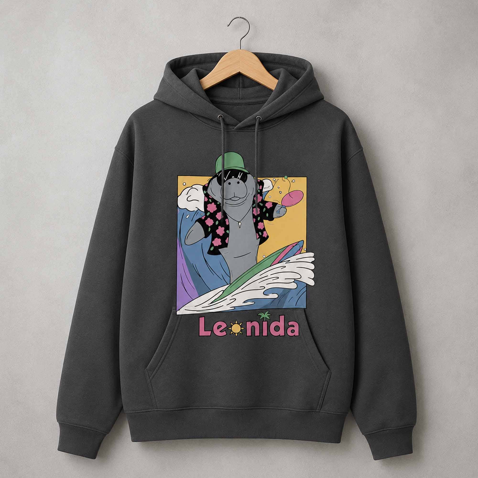 GTA 6 Manatee Surfing Leonida Hoodie