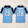 Mike Tomlin Chris Johnson Titans Jersey