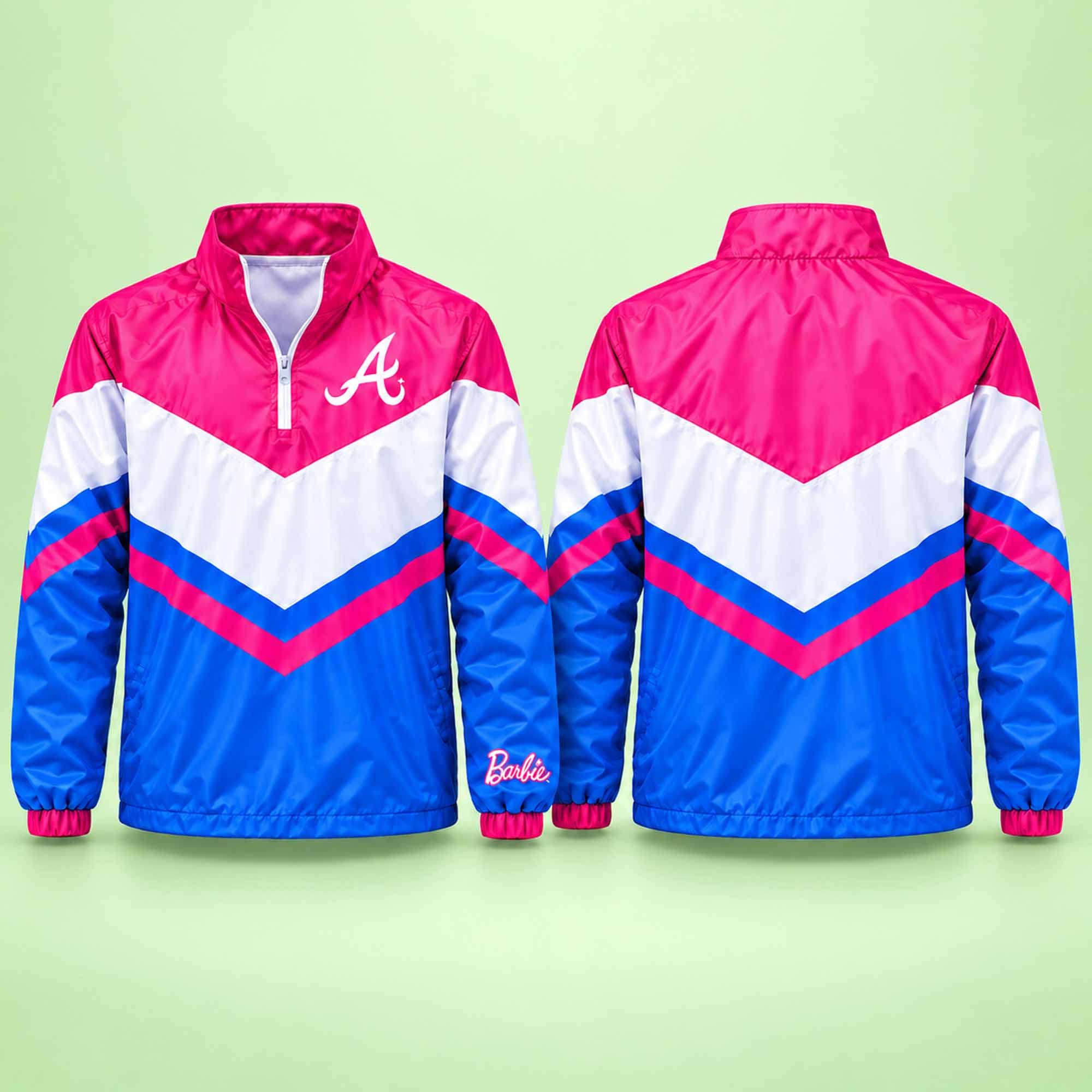 2026 Braves x Barbie Game Day Windbreaker Jacket