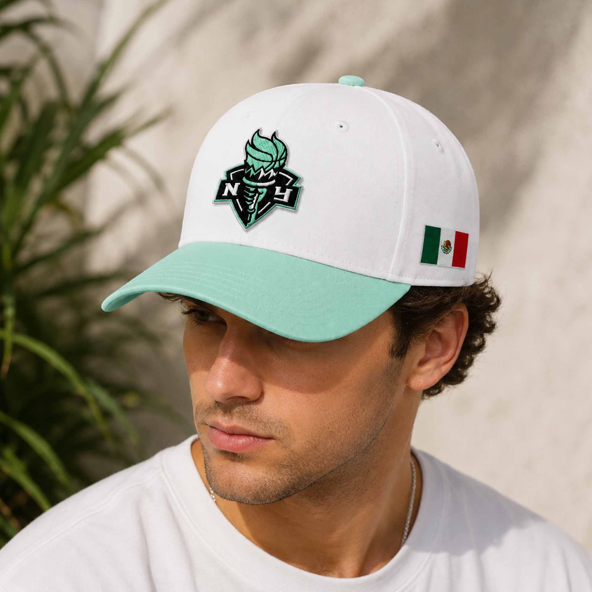 New York Liberty Noche Latina Night Mexico Flag Hat 1