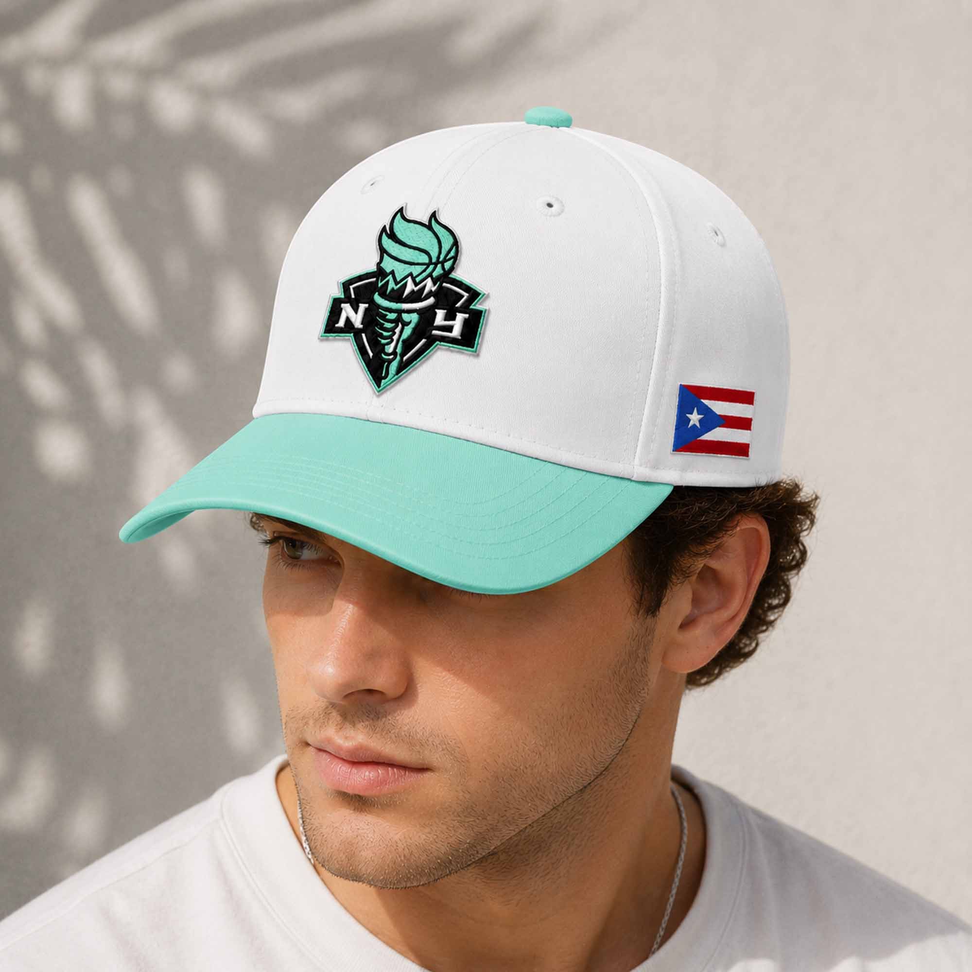 New York Liberty Noche Latina Night Puerto Rico Flag Hat 1