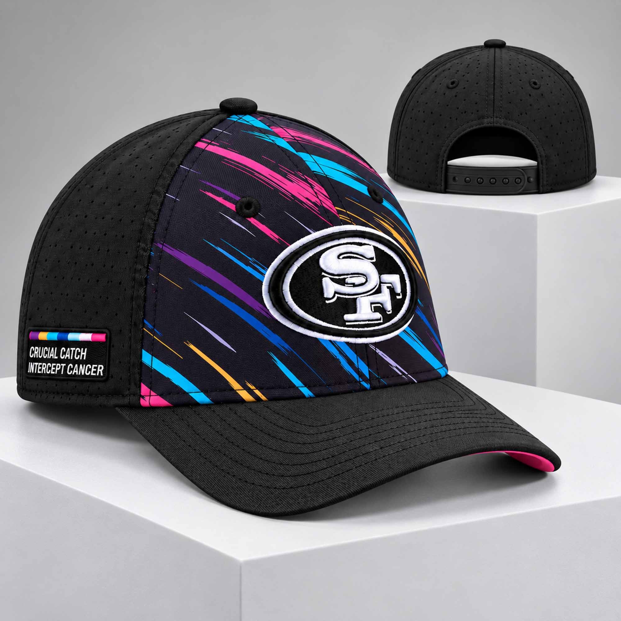 2026 49ers Crucial Catch Intercept Cancer Hat 1