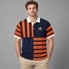 Mike Ditka Chicago Bears Striped Polo 1