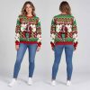 Sneaker Head Santa Claus Christmas Ugly Sweater 1