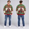 Sneaker Head Santa Claus Christmas Ugly Sweater 2